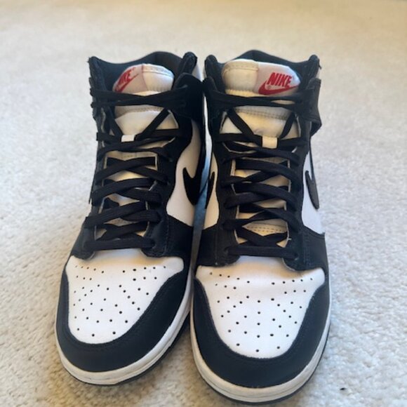 Nike Dunk High Retro - Black and White (Size Woman 8, Mens 6) - Picture 4 of 10